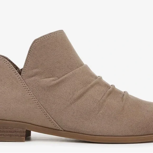 Dr. Scholl’s Faux Suede Side-Cut Rae Booties – Taupe – Women’s - Picture 3 of 3